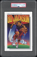 Bo Jackson PSA AUTO Autograph 1990 Nike Poster Cards #935 SUPER BO 5x7 JSA Witness & PSA/DNA