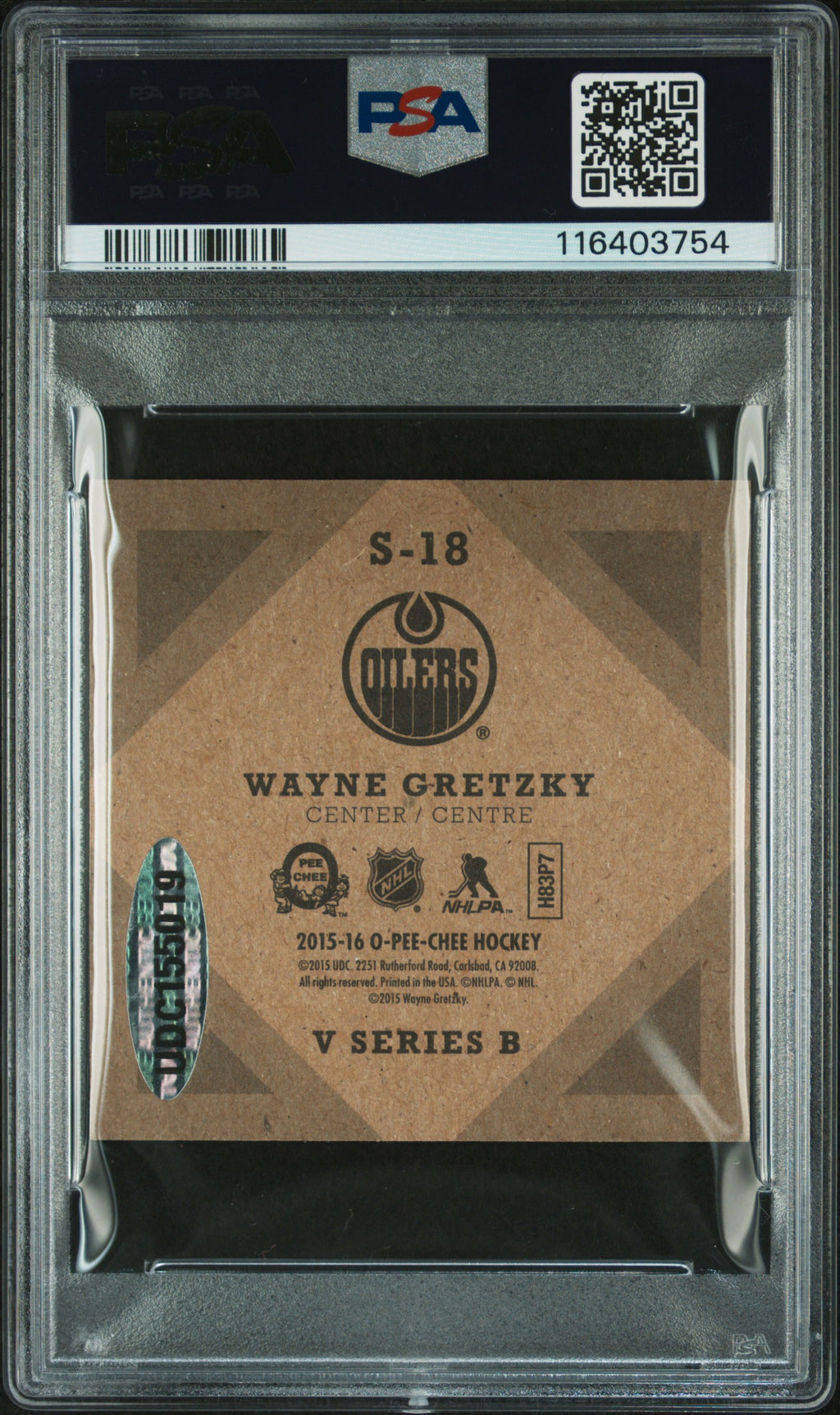 Wayne Gretzky PSA 10 AUTO 10 2019 UD Upper Deck Buyback (2015 O-Pee-Chee) AUTOGRAPH