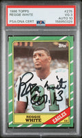 Reggie White PSA 3 AUTO 10 Topps 1986 Rookie RC #275 Autograph PSA/DNA