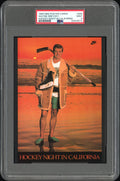 Wayne Gretzky PSA 9 Nike Poster Cards 1989 HOCKEY NIGHT IN CALIFORNIA #886 5x7 (pop 1, 1 higher)