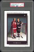 Wayne Gretzky & Gordie Howe PSA 10 Nike Poster Cards 1990 MR HOCKEY & THE GREAT ONE #835 5x7 (pop 2)