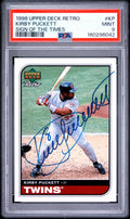 Kirby Puckett PSA 9 Upper Deck Retro 1998 Sign of the Times AUTO Autograph
