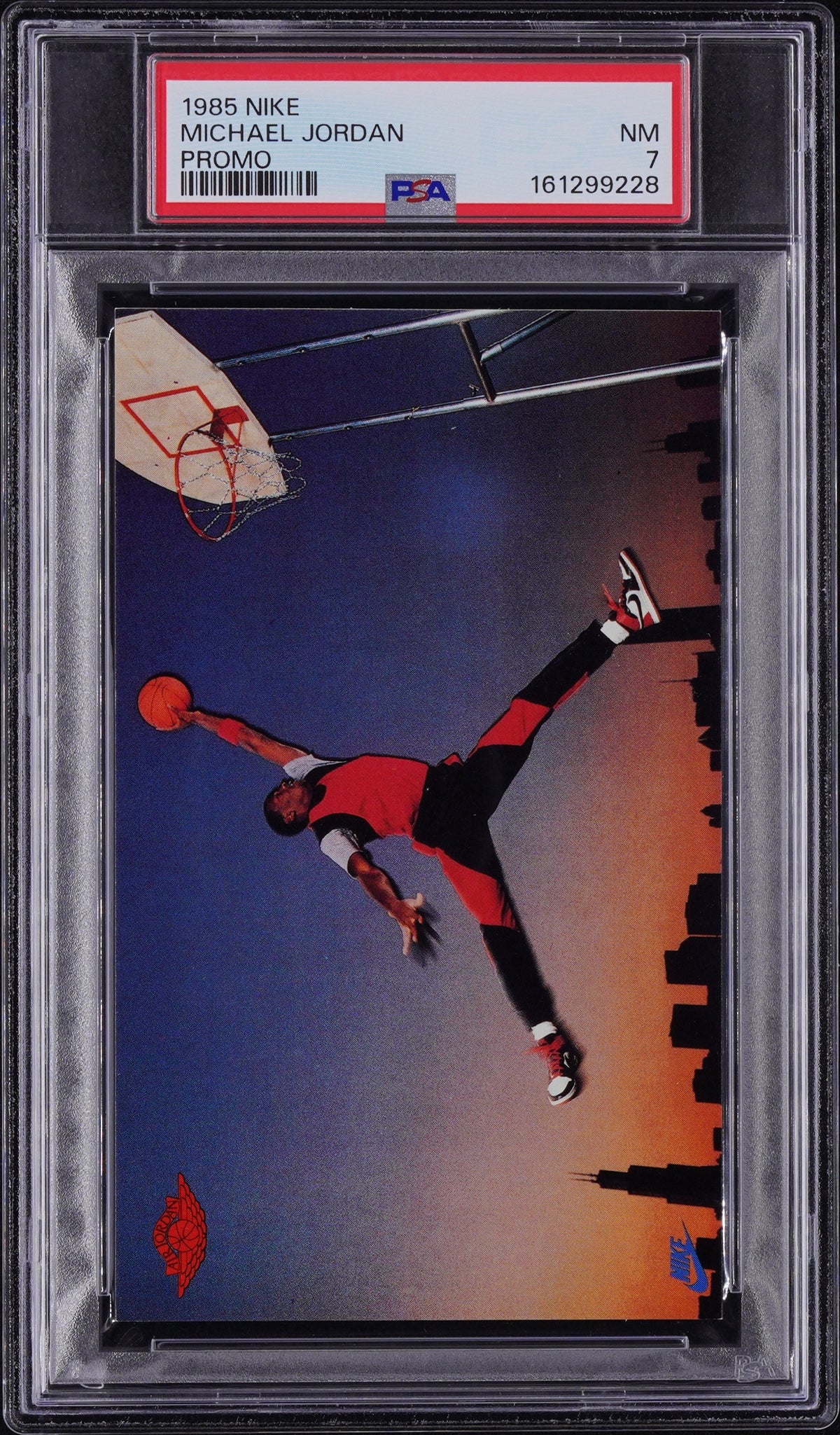 Michael Jordan 1985 Nike Promo RC Rookie PSA 7