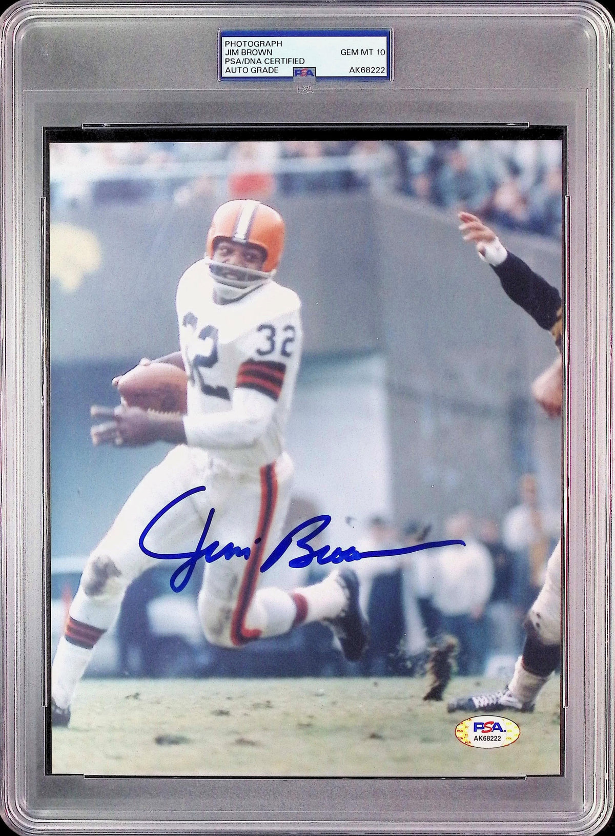 Jim Brown PSA 10 AUTO Autograph 8x10 PHOTO Signed PSA/DNA Slabbed