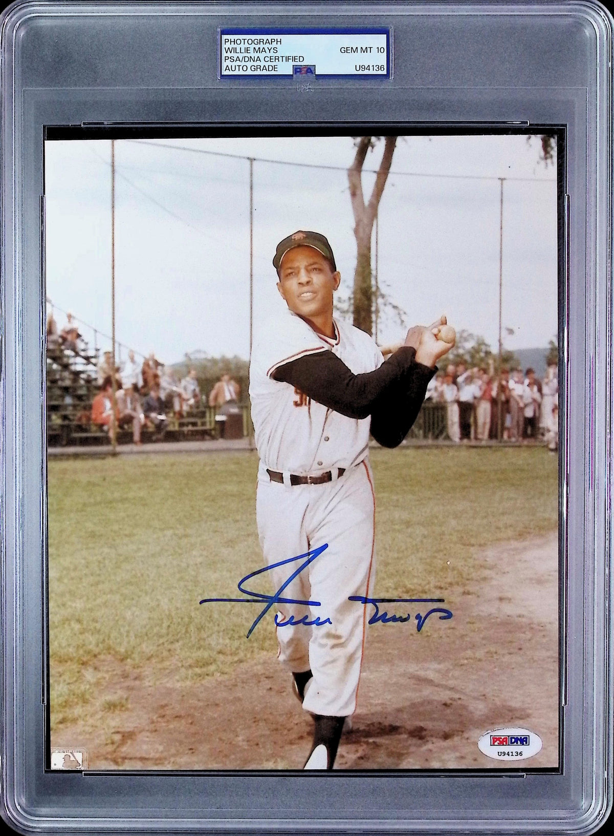 Willie Mays PSA 10 AUTO Autograph 8x10 PHOTO Signed PSA/DNA Slabbed