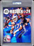 Josh Allen PSA 10 AUTO Autograph MADDEN 24 Cover 8x10 PHOTO Signed Beckett Witness & PSA/DNA Slabbed