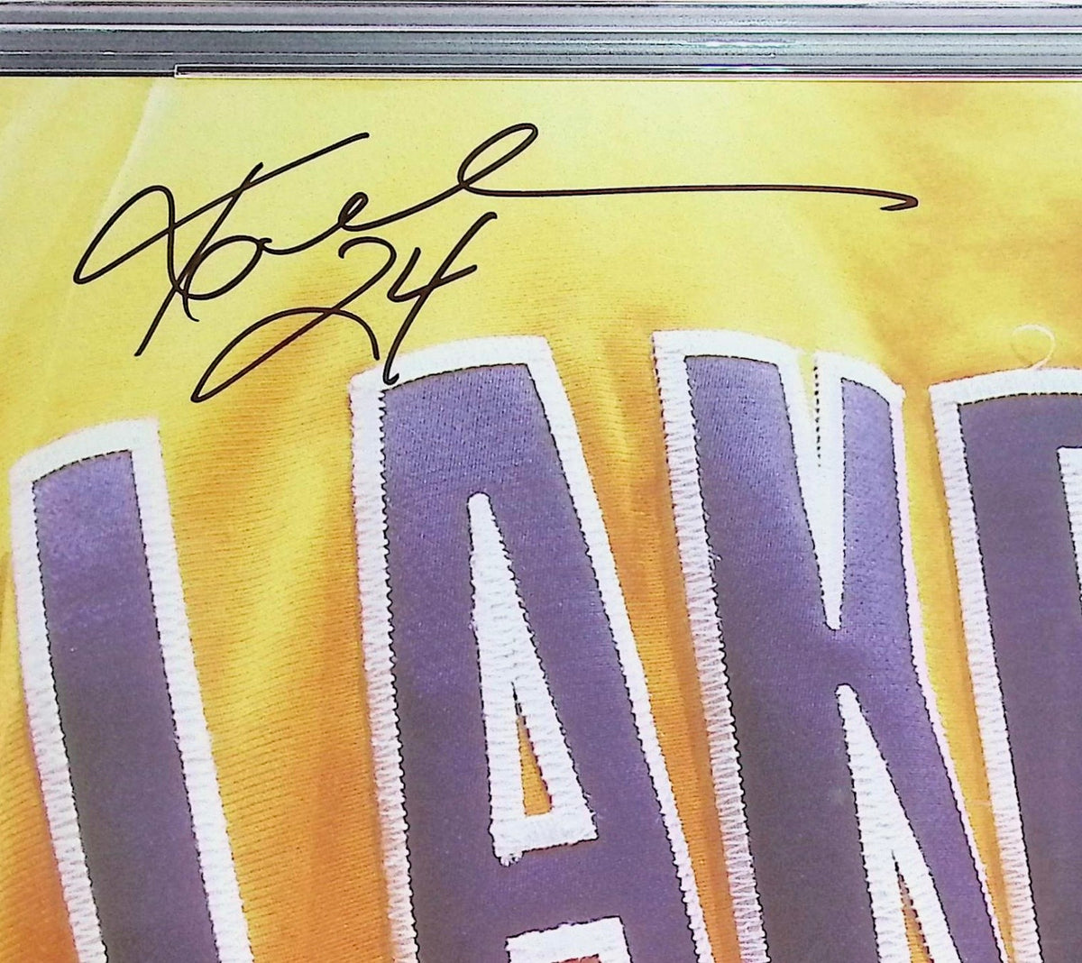Kobe Bryant PSA 10 AUTO Autograph 2010-11 LAKERS SCHEDULE Signed SLABBED Sealed