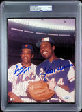 Hank Aaron & Willie Mays PSA 10 AUTO Dual Autograph 8x10 PHOTO Signed JSA & PSA/DNA Slabbed
