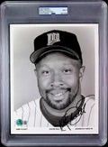 Kirby Puckett PSA 9 AUTO Autograph 8x10 Minnesota Twins TEAM PHOTO Signed PSA/DNA Slabbed