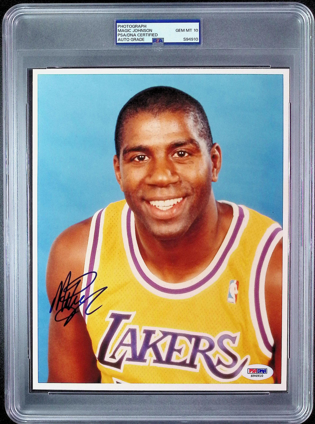 Magic Johnson PSA 10 AUTO Autograph 8x10 PHOTO Signed PSA/DNA Slabbed
