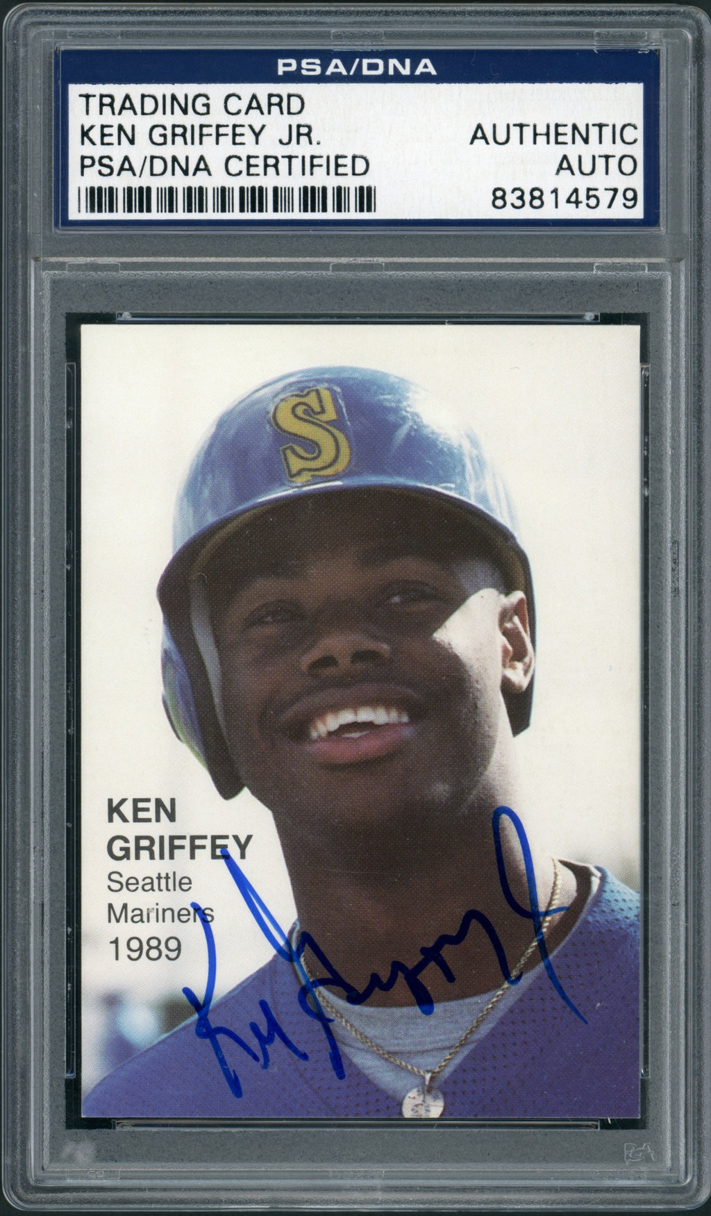 Ken Griffey Jr AUTO 1989 PACIFIC Superstars #6 Rookie RC Early Auto PSA/DNA