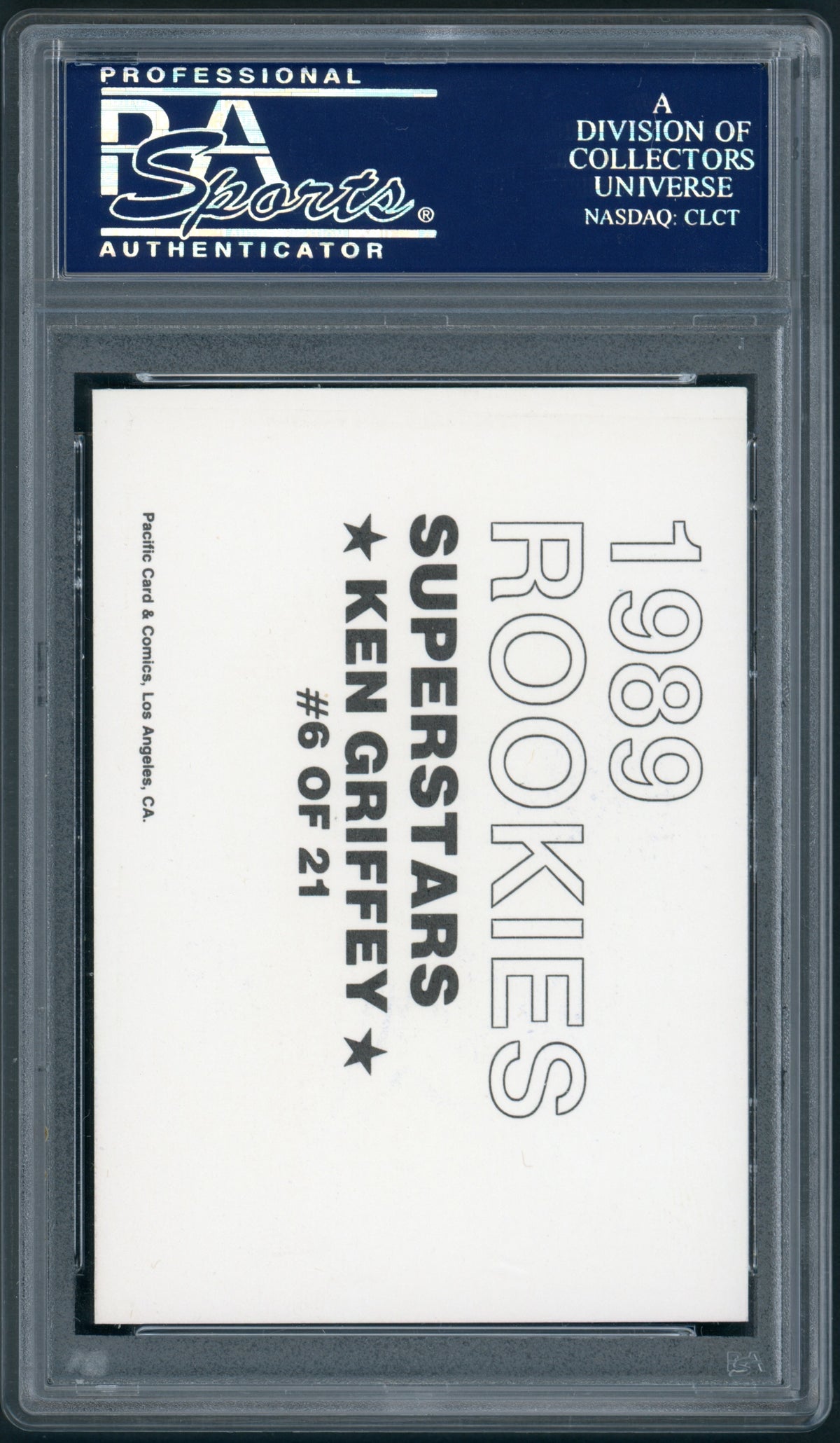 Ken Griffey Jr AUTO 1989 PACIFIC Superstars #6 Rookie RC Early Auto PSA/DNA